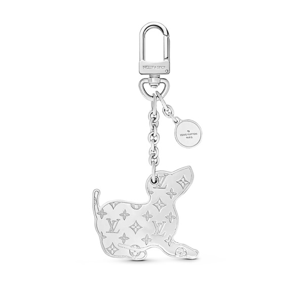 ๐ Authentic Louis Vuitton Monogram Jack Russell Dog Key Holder & Bag Charm - Picture 2 of 6